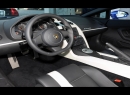 Lamborgini interior view black color